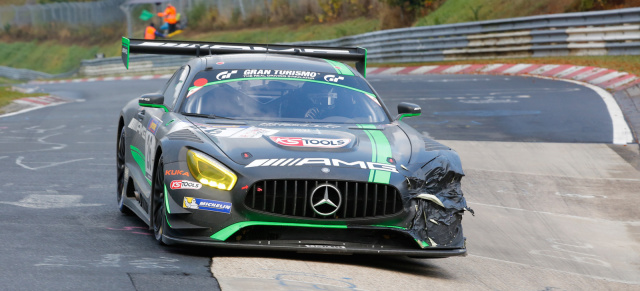 VLN Langstreckenmeisterschaft am Nürburgring, Lauf 10: Mercedes-AMG - Teams ohne Glück, aber Klassensieg der Mercedes-AMG DTM-Piloten im Toyota!