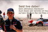 Rallye Dakar 2012 startet am 1. Januar: Ellen Lohr startet bei der Dakar 2012 in einem  Mercedes GL Presseauto