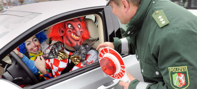 Karneval und Verkehr: Ob Karneval, Fasenacht oder Fasching  - auch hier gelten (Verkehrs-)Regeln!