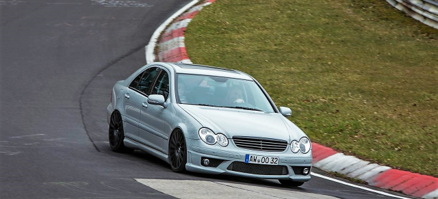 Machtiger Mercedes Mischling Bad Boy Der Ex C32 Amg Ist