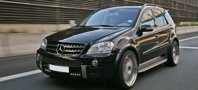 Mercedes Benz Tuning  ML Gigant mit 585 PS: Mercedes Tuner Väth präsentiert 300 km/h schnellen Hochleistungs-SUV