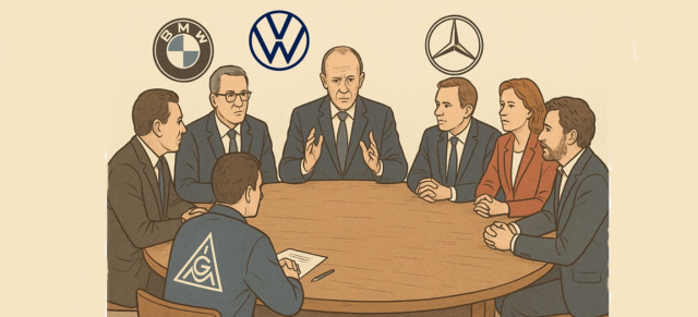Bundeskanzler Merz bittet am 09.10. zum Autogipfel: Regierung sucht mit Mercedes & Co. den Weg aus der Krise