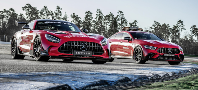 Neue Official Cars von Mercedes-AMG in der Formel 1: Einmal neu bitte: Mercedes-AMG GT Black Series als Safety Car und GT 63 S als Medical Car