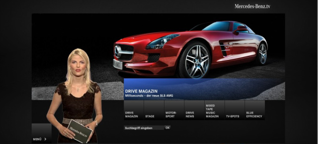 Neue Folge: Mercedes-Benz TV, Thema: SLS: 