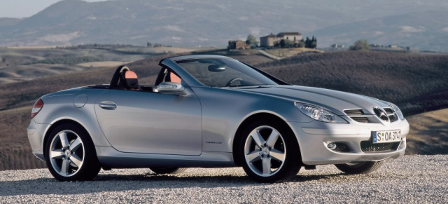 Mercedes-Benz Baureihen: SLK-Klasse-Roadster SLK-Klasse-Roadster (R171), 2004 - 2007: Die zweite Modellreihe des kleinen Roadsters