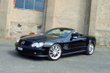 You never drive alone: Mercedes SL 55 AMG (R230): Dynamisches Duo fährt mit AMG durch dick und dünn