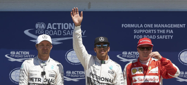 Formel 1: Großer Preis von Kanada, Qualifying: Silber schlägt wieder zu! Doppel-Pole für Hamilton und Rosberg!