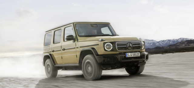 Mercedes-Benz G 580 EQ: Batterie-Upgrade kommt 2026: Die vollelektrische G-Klasse soll deutlich mehr Reichweite erhalten  - aber nur optional