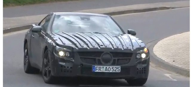 Mercedes SL-Erlkönig im Video: Wir zeigen die ersten bewegten Bilder des kommenden Mercedes SL 