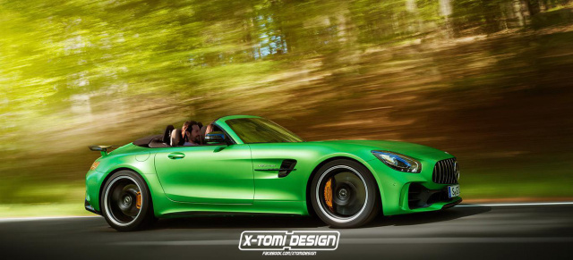 Mercedes-AMG Premieren Vorgucker: Offen heraus: So könnte sich der Mercedes-AMG GT R Roadster auf dem Genfer Auto Salon 2019 zeigen