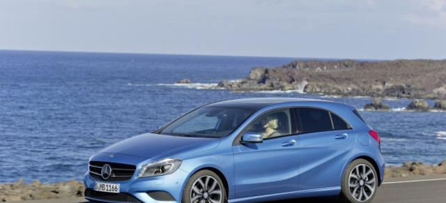 Mieten ab 89 Euro: Neue A-Klasse bei Europcar : Die neue Mercedes-Benz A-Klasse ist ab sofort bei Europcar erhältlich