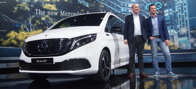 Weltpremiere: Mercedes-Benz EQV 300: Elektrisierendes Debut? Die erste elektrische Großraumlimousine mit Stern