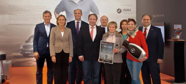 Bessermacher gefunden: Wettbewerb "Sterne des Handwerks 2013": Tierisch gut: Metzgerei Der Ludwig gewinnt einen Mercedes-Benz Vito