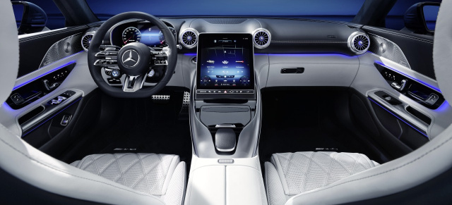 Exklusive Einblicke: das Interieur des neuen Mercedes-AMG SL: Innere Werte: So sieht der neue Mercedes SL R232 innen aus