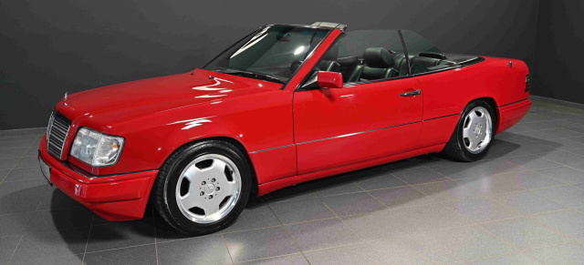 Vor 30 Jahren: Cabriolets der Baureihe 124 feiern 1991 Premiere: Sterne unterm Hammer: Mercedes-Benz E 200 Cabrio von Lorinser Classic