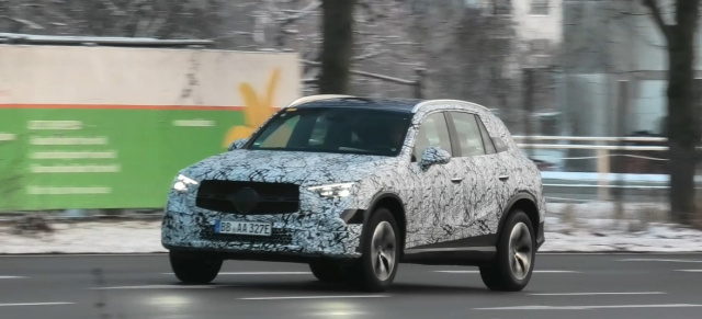 Mercedes Erlkönig erwischt: Spy shot Video: Aktuelle Bilder vom Mercedes GLC X254