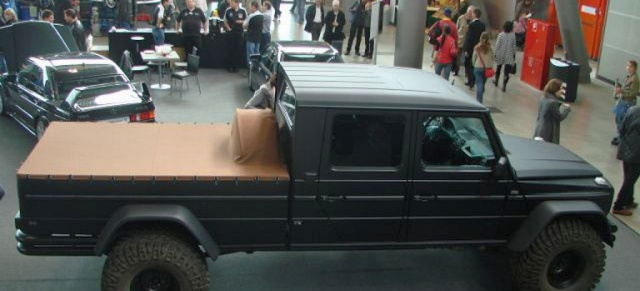 Wolf Factory baut G 500 Full Size Pick Up: Mercedes G-Klasse im Pick Up-Look 