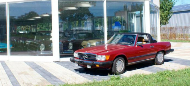 Trump's Benz 1987 Mercedes-Benz 560 SL Roadster: For Sale: Mercedes-Benz von US-Präsident Donald J. Trump