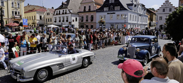 Historischer Motorsport: Mercedes ist  Premium Partner der Paul Pietsch Classic (17. bis 19. Juni 2011): An der Oldtimer Rallye wird Mercedes-Benz mit  12 Klassikern und 2 Elektroautos an den Start gehen
