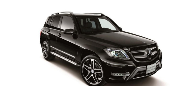 Nur für Japan: Mercedes GLK 350 4MATIC Schwarz Edition: Mercedes GLK Sondermodell mit speziellem Trimm