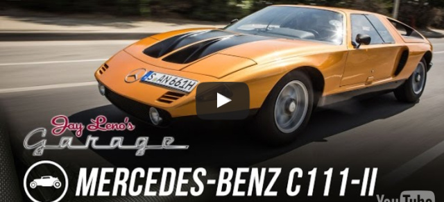 Jay Leno's Garage: Kult-TV-Moderator und Autonarr Jay Leno fahrt Mercedes C111