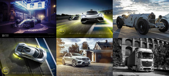 Geschenktipp: Mercedes-Benz Wandkalender‭ ‬2018: Die schönsten Seiten des kommenden Jahres!
