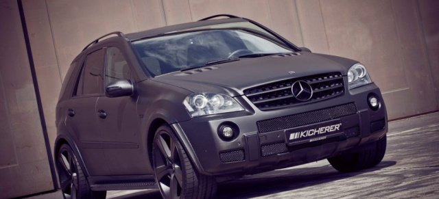 Edler Stoff:  Mercedes ML63 Carbon Series von Kicherer: Der Tuner gab dem  AMG-SUV herrlich "Kohlen-Stoff"!