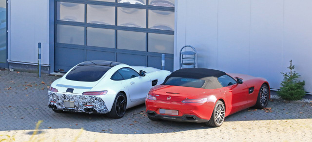 Mercedes-AMG Erlkönig erwischt: Star-Spy-Shot-Debüt: Erste Bilder vom Mercedes AMG GT 53 