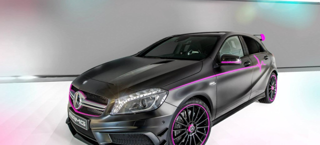  Pink Panther: Mercedes A45 AMG Umbau  namens  Erika: Individualumbau aus dem AMG Performance Studio  