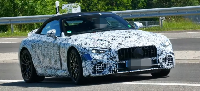 Mercedes-AMG Erlkönig erwischt: Spy-Shot Video: Mercedes-AMG SL 63 (R232)