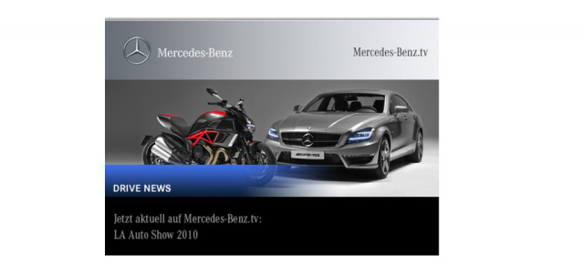 Jetzt aktuell auf Mercedes-Benz.tv:  LA 2010 - Highlights: 