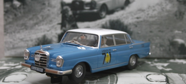 Für Slot Car & Mercedes-Fans: Revell Mercedes-Benz 220 SE Rallye Argentinien 1962 (W112): Autorennbahn-Klassiker mit Stern