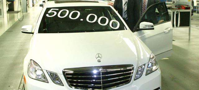 500.000ste E-Klasse Limousine läuft vom Band: Meilenstein nach knapp drei Jahren Produktionszeit erreicht