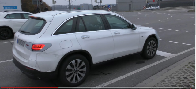 Mercedes-Benz Erlkönig erwischt: Star Spy Shot Video: Aktuelle Bilder vom GLC MoPf