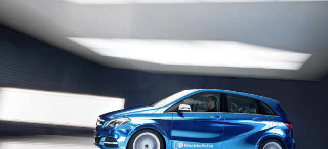 Premiere in Paris:  Mercedes B-Klasse Electric Drive: Bei Daimler stehen immer mehr Modelle unter Strom