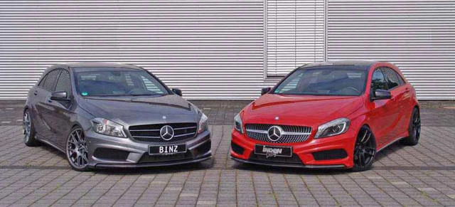 Zwei für einen: INDEN  Design  und Binz individualisieren die Mercedes A-Klasse : Gemeinschaftsarbeit für mehr Fahrspaß mit der A-Klasse 