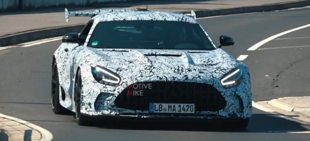 Mercedes-AMG Erlkönig auf dem Nürburgring (Video): Mercedes-AMG GT R Black Series, wie er klingt und kracht