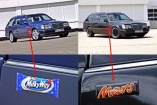 Mercedes-Benz mit Schokoladenseite: Zwei leckere S124 : Mars und Milky Way standen für die T-Modelle Pate 