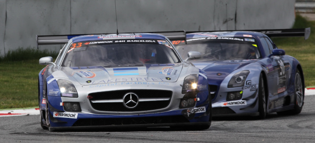 24-Stunden-Rennen von Barcelona: Dreifachsieg für den Mercedes-Benz SLS AMG GT3!
