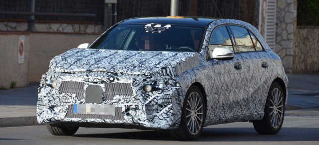 Erlkönig erwischt: Mercedes-Benz A-Klasse W177: Spy Shot: Die neue Generation der Mercedes A-Klasse aus nächster Nähe