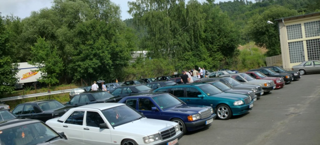 Treffen der Mercedes 190er Freunde: 17.7., Hannoversch-Münden: 130 Fahrzeuge beim Jahres-Event