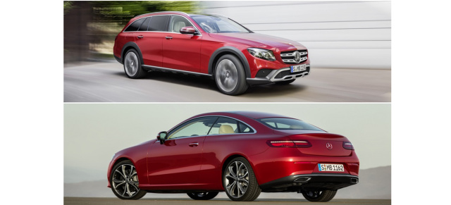 Mercedes-Benz Autohaus: 3 x Händlerpremiere am 08.04.2017: Mercedes E-Klasse Coupé, E-Klasse All-Terrain und GLA Facelift