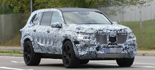 Mercedes-Benz Erlkönig erwischt: Spy-Shot: Aktuelle Bilder vom Mercedes-Benz GLS 2019