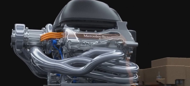 Animationsfilm: So funktioniert der Mercedes Formel 1 Motor: Neuer Animationsfilm erklärt anschaulich die Antriebseinheit im Mercedes Silberpfeil F1 W05