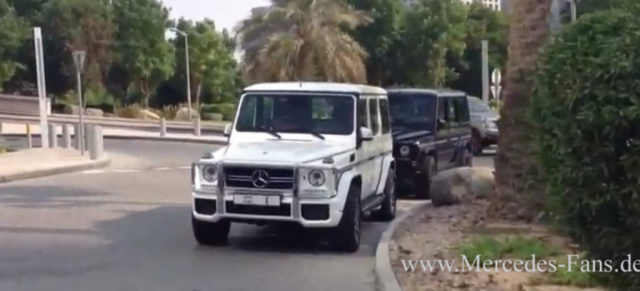 Königliches Vergnügen: 3 x G63 AMG für 1 Besitzer: Herrscher der Emirate fährt gleich drei neue Mercedes G-Klassen mit AMG DNA