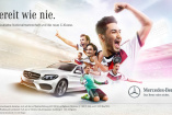 "Bereit wie nie" - die Zeit ist reif für den 4. WM-Titel: Mercedes-Benz & DFB starten gemeinsame Werbekampagne mit Mercedes-Benz C-Klasse