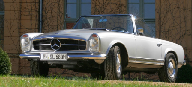 Mercedes Pagode: Stern eines Stars: Mercedes Klassiker aus prominentem Vorbesitz; 1965er Mercedes 230 SL Pagode (W113) von Paul Hubschmid
