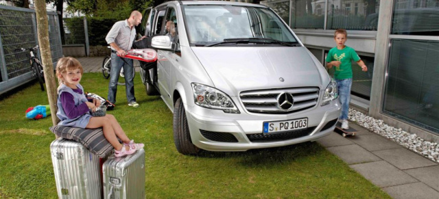 Gewinnspiel: Mercedes-Benz sucht die Viano Family of the Year 2013: Zehn Familien kämpfen vom 24. bis 26. Mai um den Titel Viano Family of the Year und um einen exklusiven
Hauptgewinn