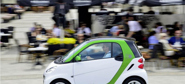 Klein aber große Klasse: smart fortwo ed ist bestes Stadtauto: Elektro-Smart gewinnt ADAC Leserwahl 