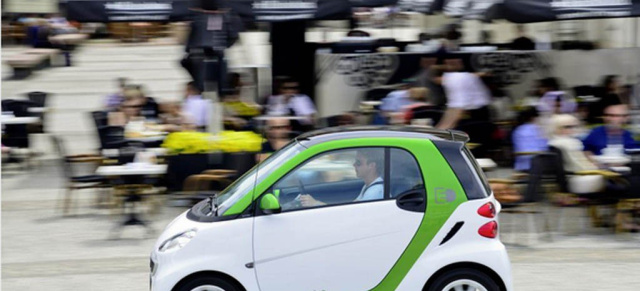 Klein aber große Klasse: smart fortwo ed ist bestes Stadtauto: Elektro-Smart gewinnt ADAC Leserwahl